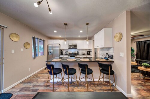 Chic 4BR Home w/Game Room & Cinema - City Close!