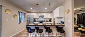 Chic 4BR Home w/Game Room & Cinema - City Close!