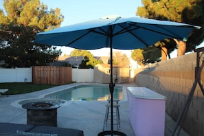 Outdoor pool - Spacious Home w/ Backyard Basketball + Laundry (Lancaster)