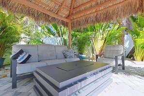 Terrace/patio - Cabana Pool side steps from beach access! (Sarasota)