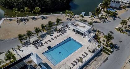 Tiny Home in Calusa campground with ample parking for truck and boat.