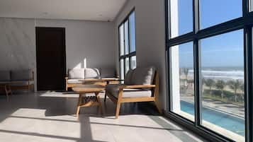 Sala de estar en el lobby