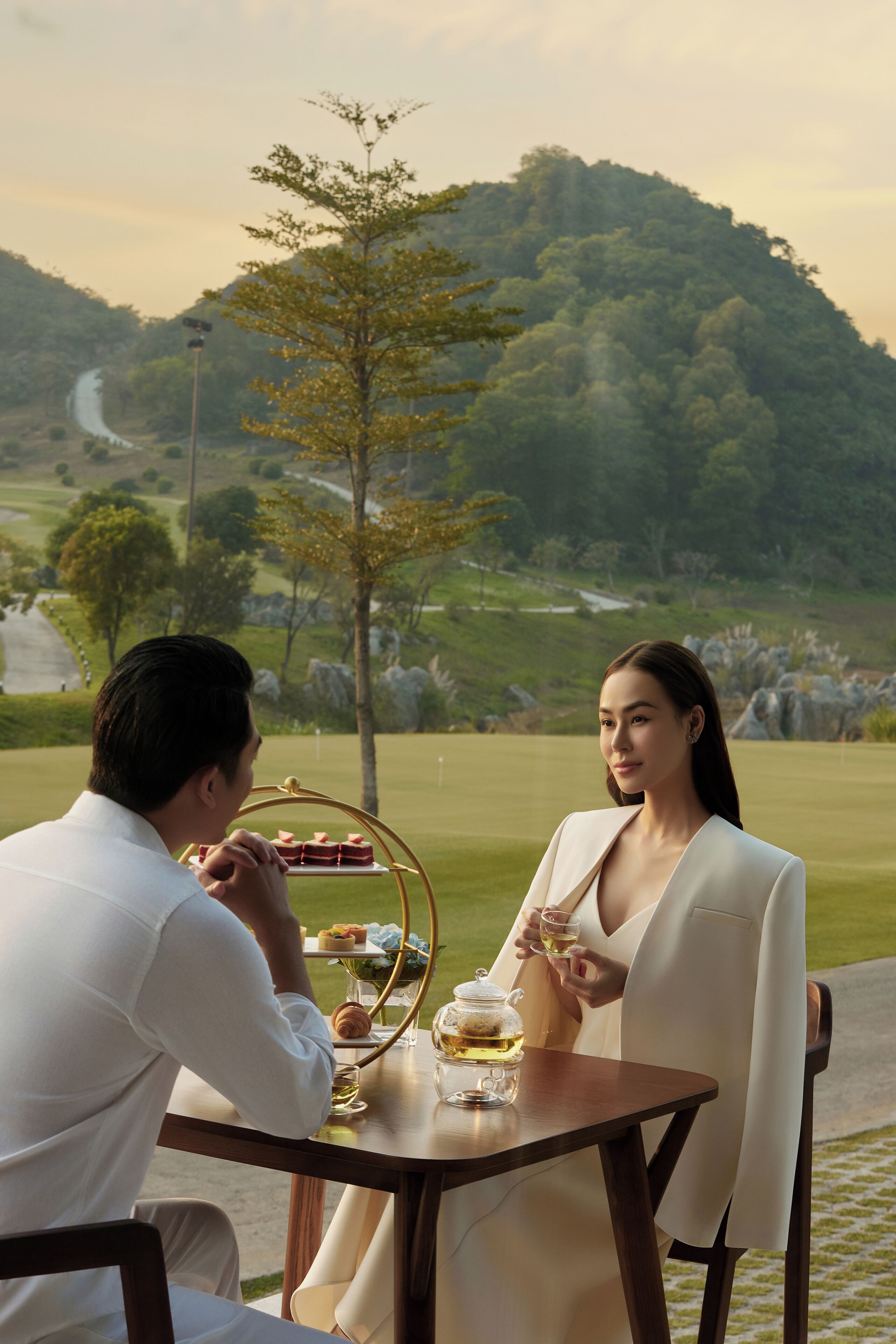 Blick von der Unterkunft