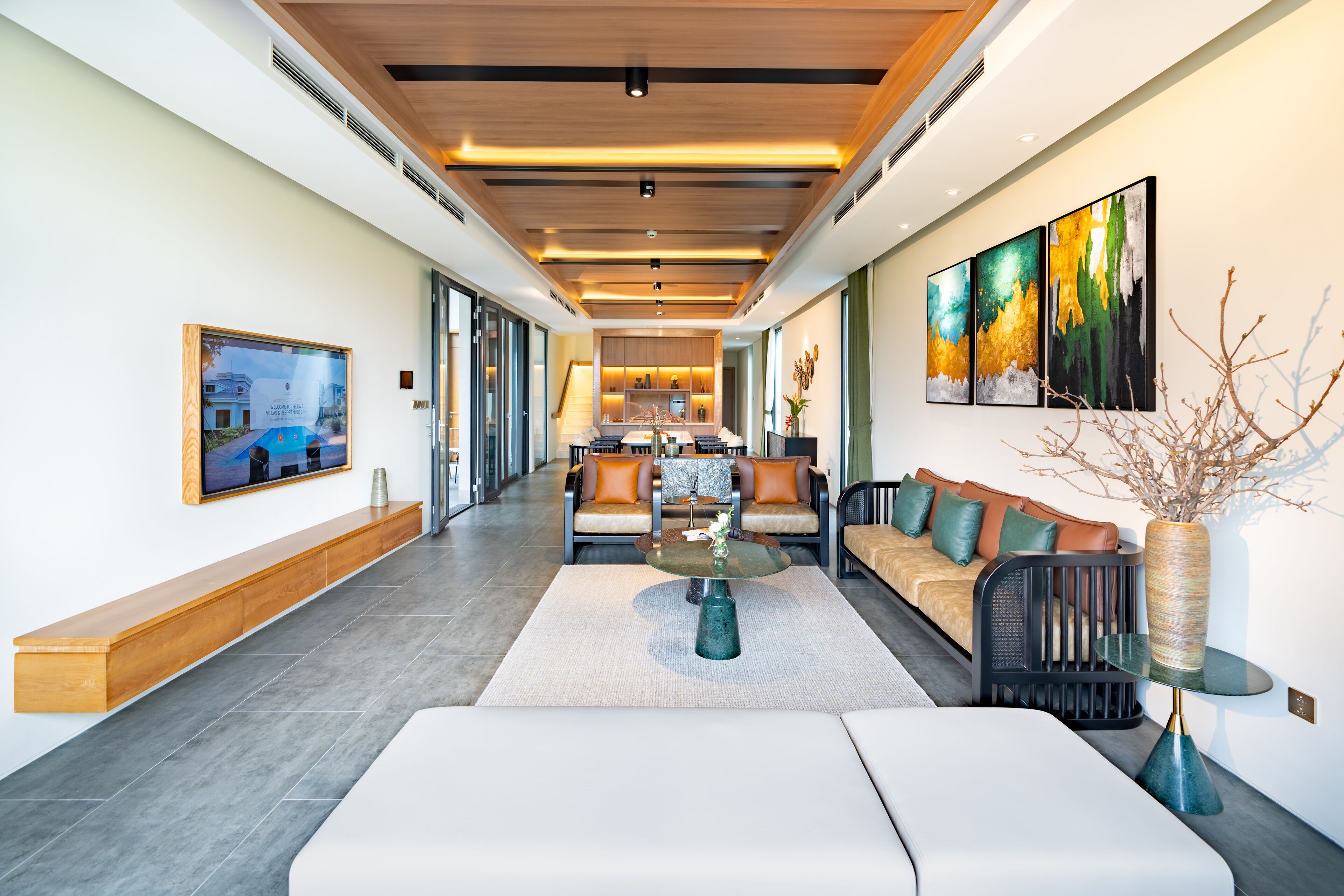 Premier-Villa | Wohnbereich | Flachbildfernseher