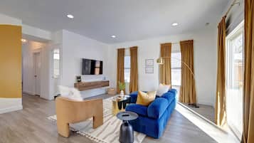 TV connectée, cheminée