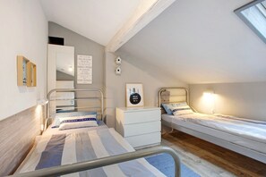 2 habitaciones, wifi gratis y ropa de cama 