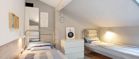 2 chambres, Wi-Fi gratuit, draps fournis