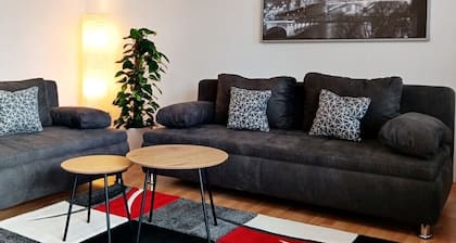 Ferienwohnung 'Abendsonne Obergeschoss Mit Balkon' mit WLAN