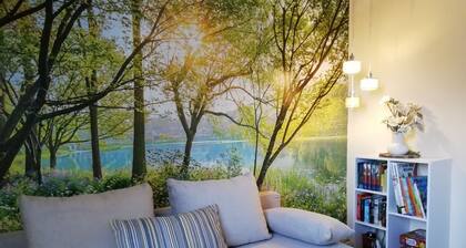 Apartamento 'Am Froschteich' con terraza privada, jardín compartido y Wi-Fi