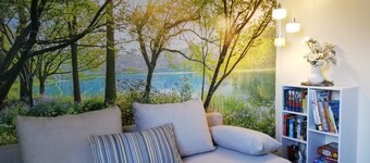 Apartment 'Am Froschteich' with Private Terrace, Shared Garden and Wi-Fi