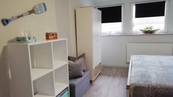 1 bedroom, iron/ironing board, free WiFi, bed sheets