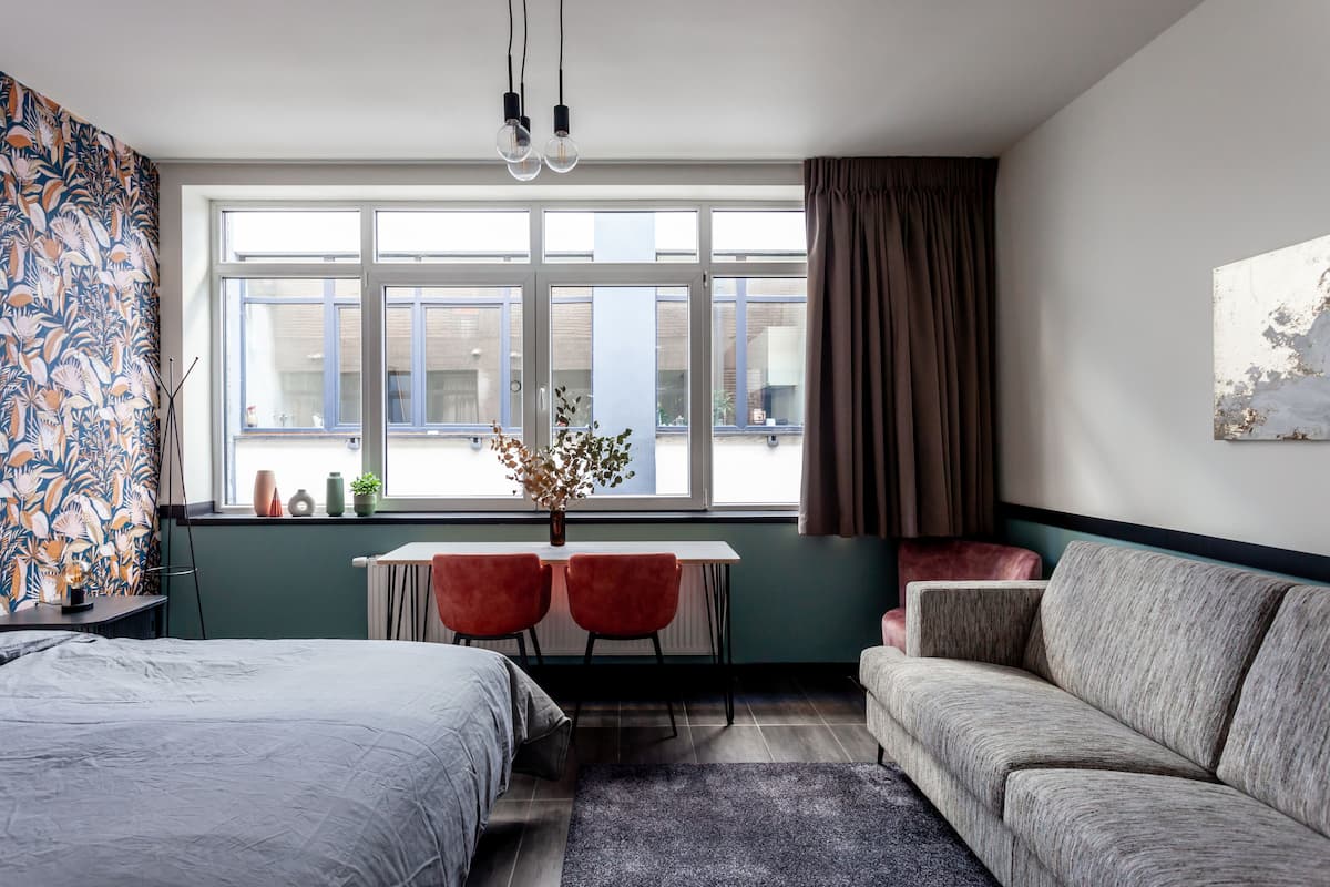 1 camera, biancheria da letto di alta qualità, materassi Select Comfort