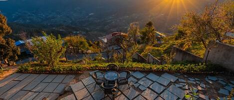 Uitzicht op de bergen