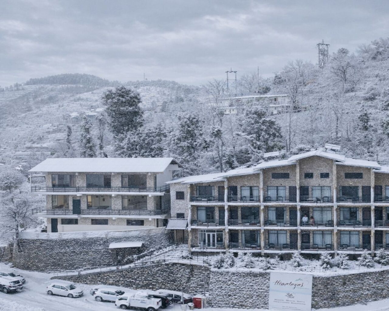 Majoituspaikan julkisivu