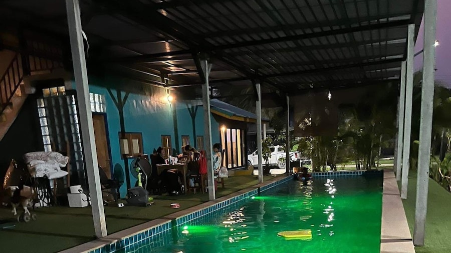 Morocco blue cafe by chilong river farm