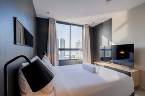 1 bedroom, desk, iron/ironing board, WiFi - w *| Positioned 1BR w/ Beautiful View in Calle 50 (Panamá)