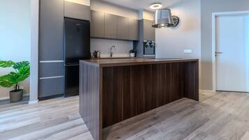 Frigorífic, microones, forn i placa de cuina