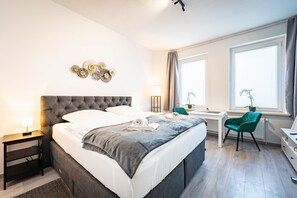 1 Schlafzimmer, BĂŒgeleisen/BĂŒgelbrett, Reisekinderbett, kostenloses WLAN