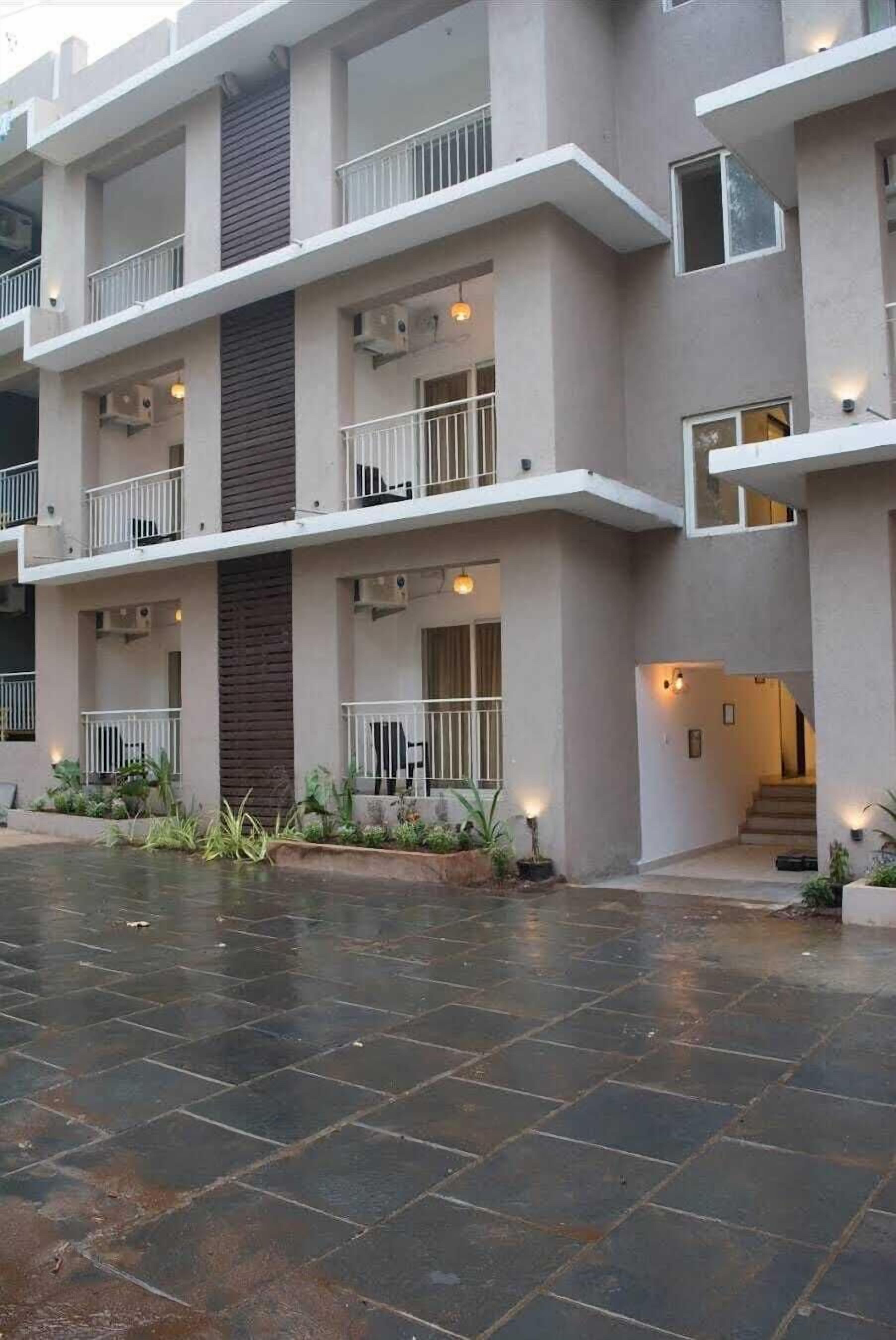 Fassade der Unterkunft