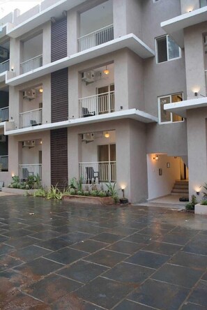 Façade de l’hébergement