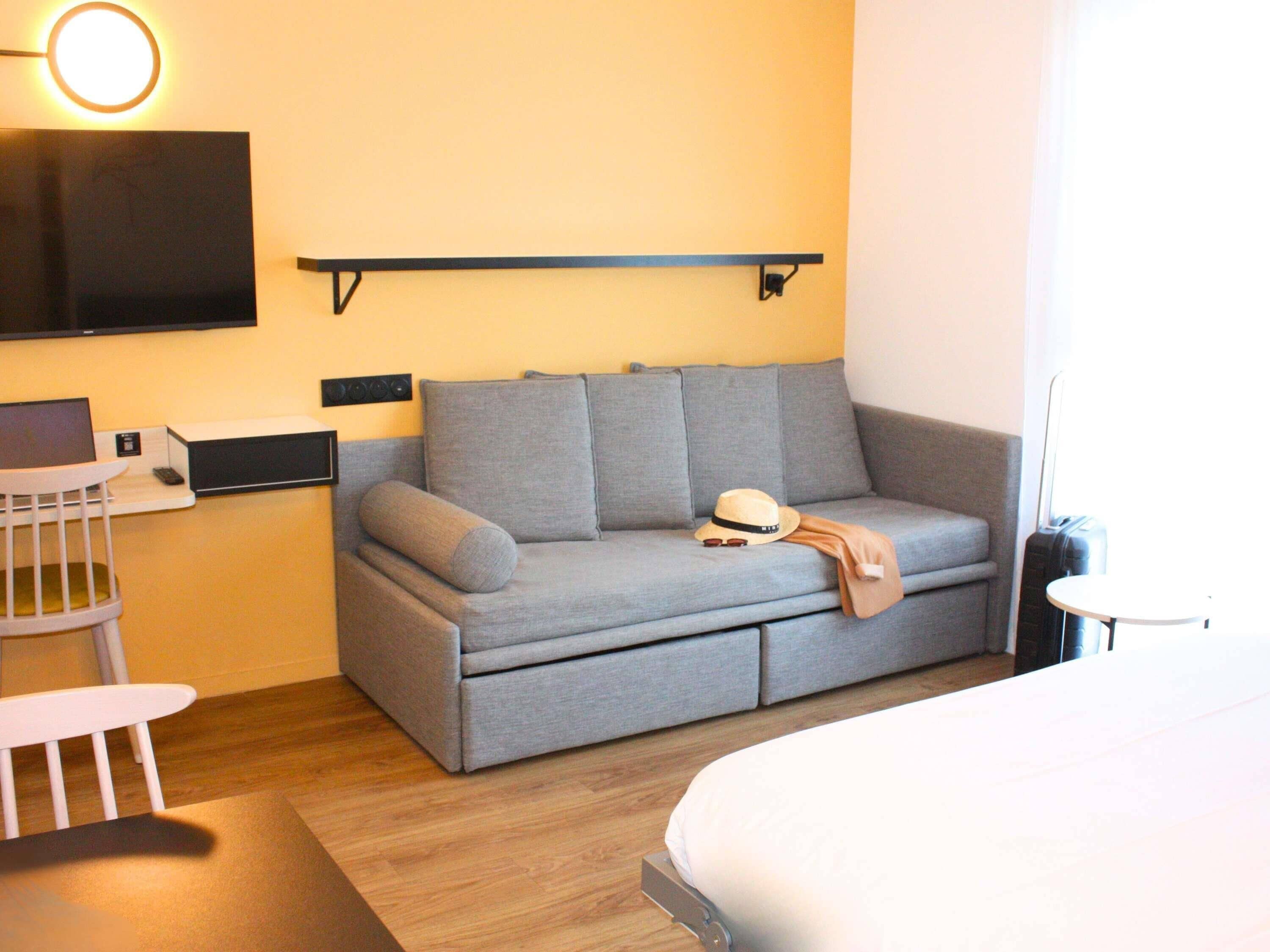 Studio, Multiple Beds | Premium bedding, blackout drapes, soundproofing, iron/ironing board