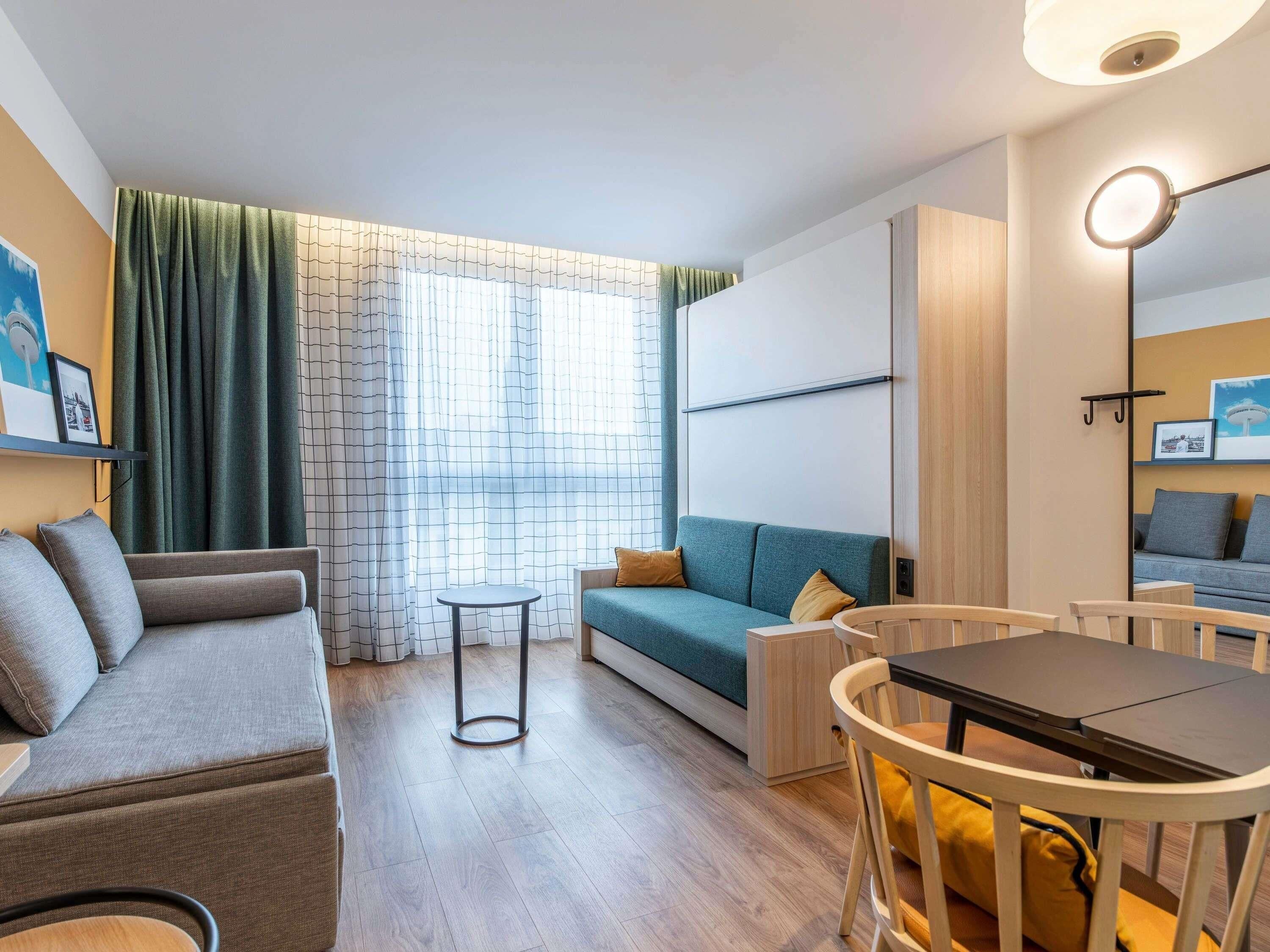 Studio, Multiple Beds | Premium bedding, blackout drapes, soundproofing, iron/ironing board