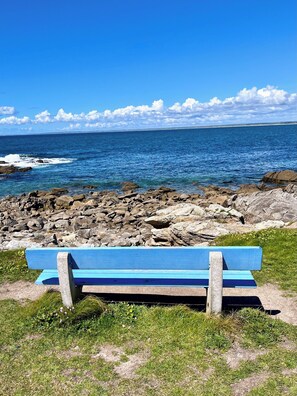 Beach nearby, sun-loungers