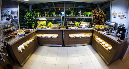 Free daily buffet breakfast