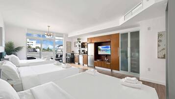 Iron/ironing board, free WiFi, bed sheets