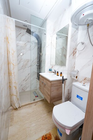 Håndklæder, Sæbe, Toiletpapir