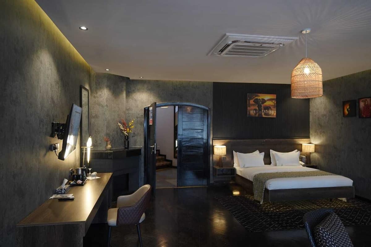 Chambre Double Deluxe | Minibar, bureau, espace de travail pour ordinateur portable