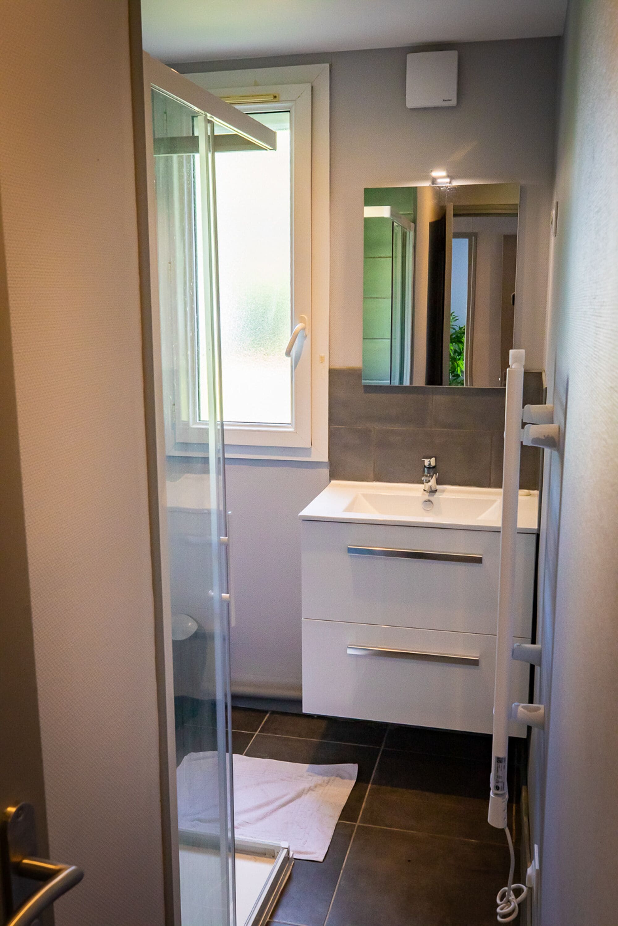 Dusche, Regendusche, Handtücher