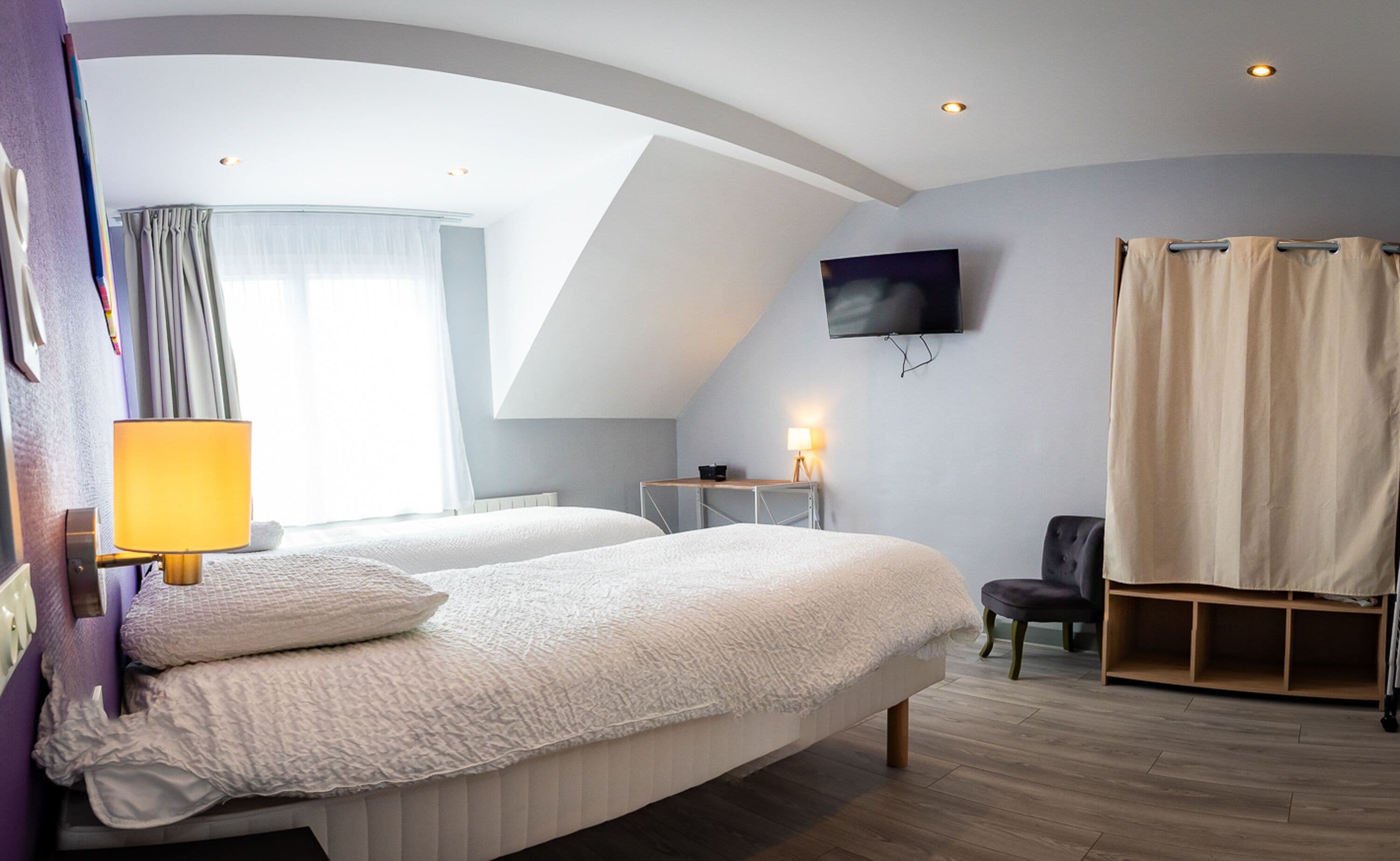 Quarto clássico | 1 quarto, roupas de cama premium, camas Tempur-Pedic, escrivaninha