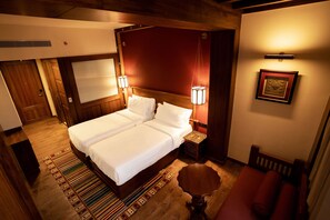 Suite estudio (Twin Room) | 1 dormitorio, escritorio, sistema de insonorización y wifi gratis