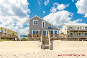 Exterior - Sea Glass - Fantastic Views from this 3 BR Oceanfront Home! (Surf City)