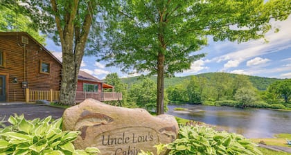 Mtn-view Catskills Cabin on Delaware River!