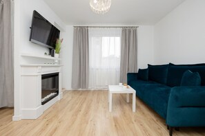 Leilighet, 1 soverom, balkong | Oppholdsrom