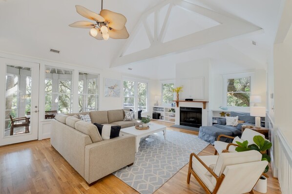 TV, table tennis, books