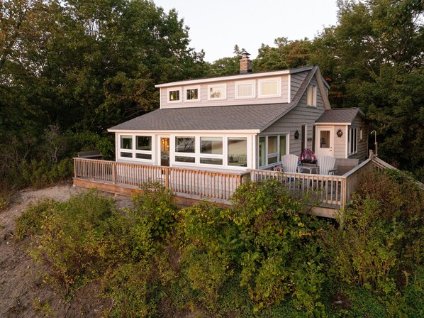 Exterior - Charming Cottage, Private Lake MI Beach (West Olive)