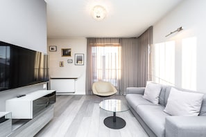 Comfort Apartment | Living area - RentPlanet - Apartament Lubicz (Kraków)
