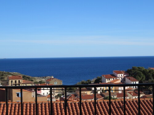 Villa Type MAS Catalan SUR LES Hauteurs DE Port-vendres VUE SUR MER ET Port