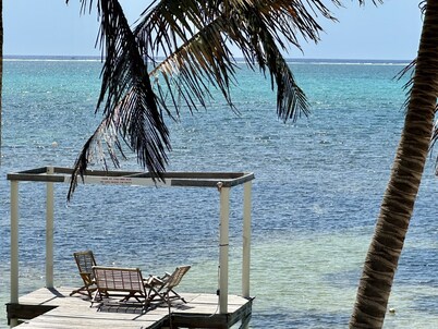 Beautiful 5 bedroom beachfront villa with private pool just 2.5 miles from town