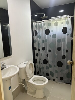 Towels, soap, toilet paper