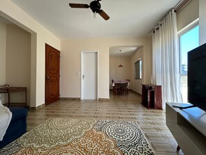 Living area - TOP 3 Quartos - Cobertura Praia da Enseada Guarujá 650m DA Praia (Guarujá)