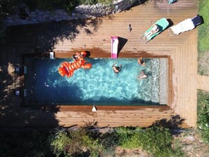 Outdoor pool - Propriété Exceptionnelle Avec Vue, sud de France 15 Pers, Superbe Piscine (Corconne)