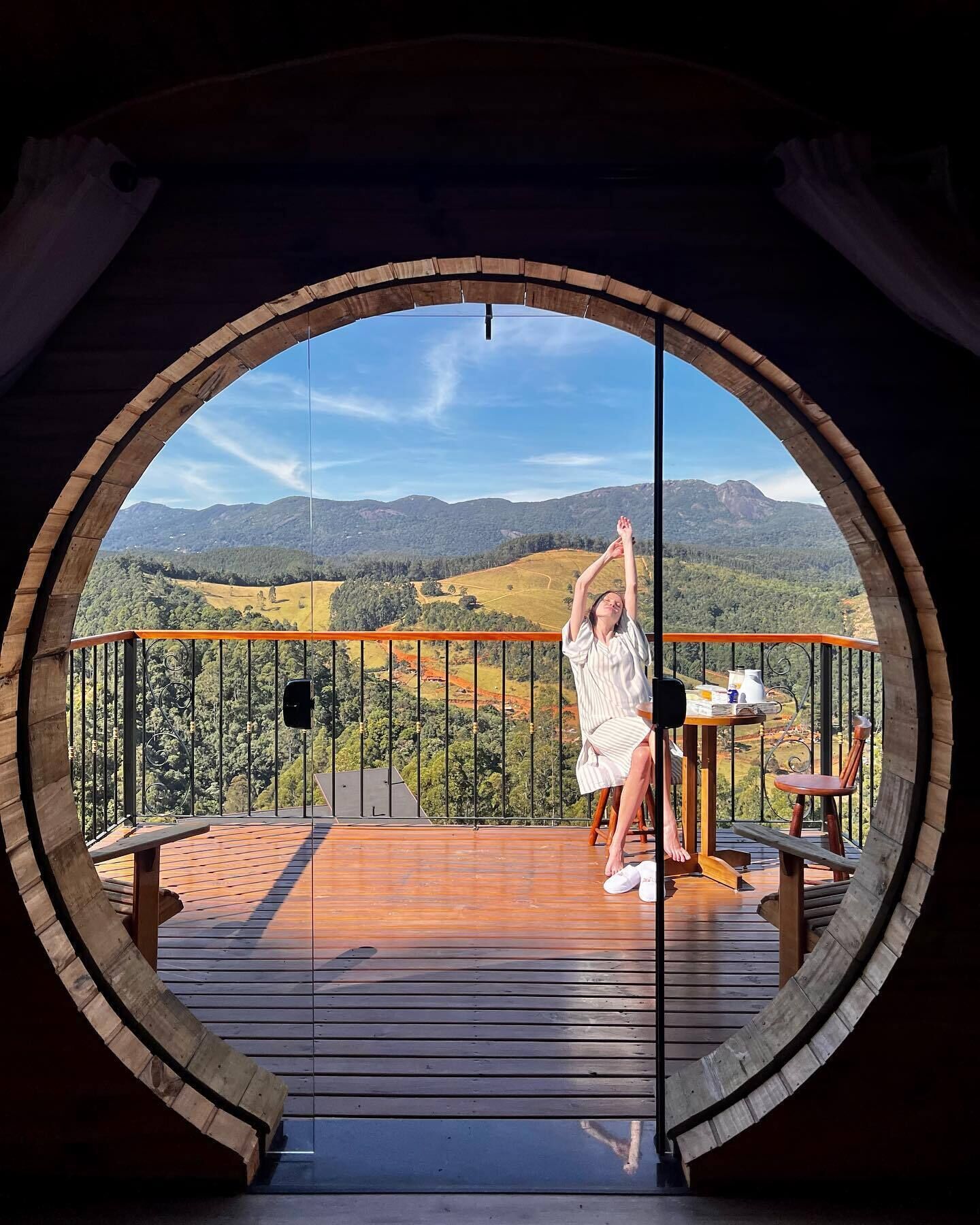 Blick auf die Berge