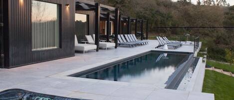 Una piscina climatizada
