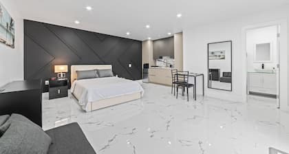 XL Luxury Room. Luxurious studio retreat with sleek designs.