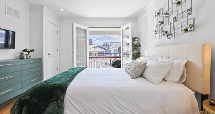 Escape to your luxury beach retreat, just a 3-minute walk to the ocean and minutes from the energy of Asbury Park.
