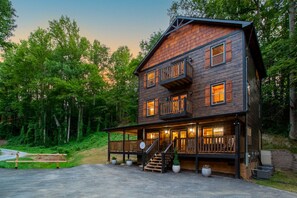 Exterior - Rustic-Chic Retreat with Hot Tub, Stone Fireplace & Game Room (Sevierville)